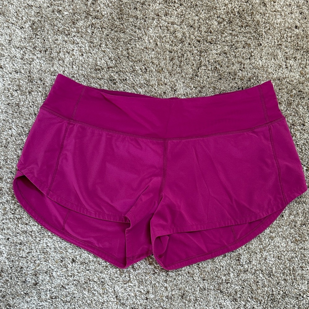 Lululemon Athletica Speed Up Low Rise Lined Shorts 2.5”